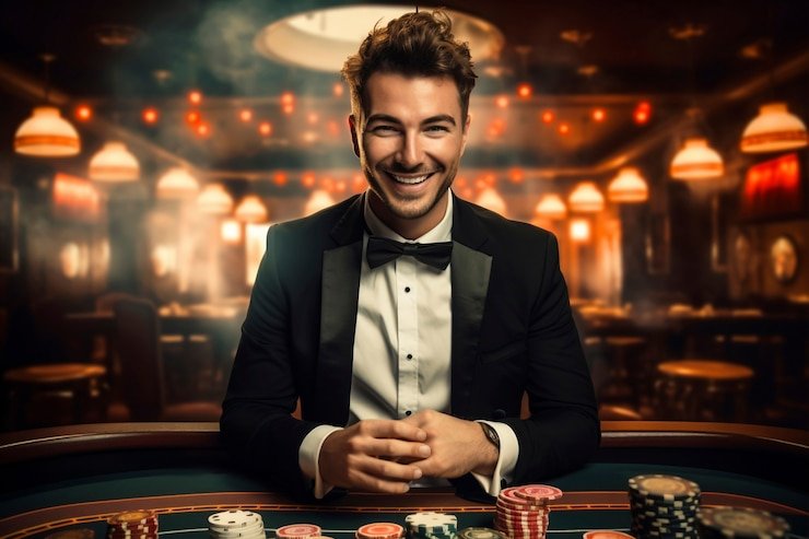 Tampilan permainan slot Hacksaw Gaming dengan fitur bonus dan mekanik cascading yang unik
